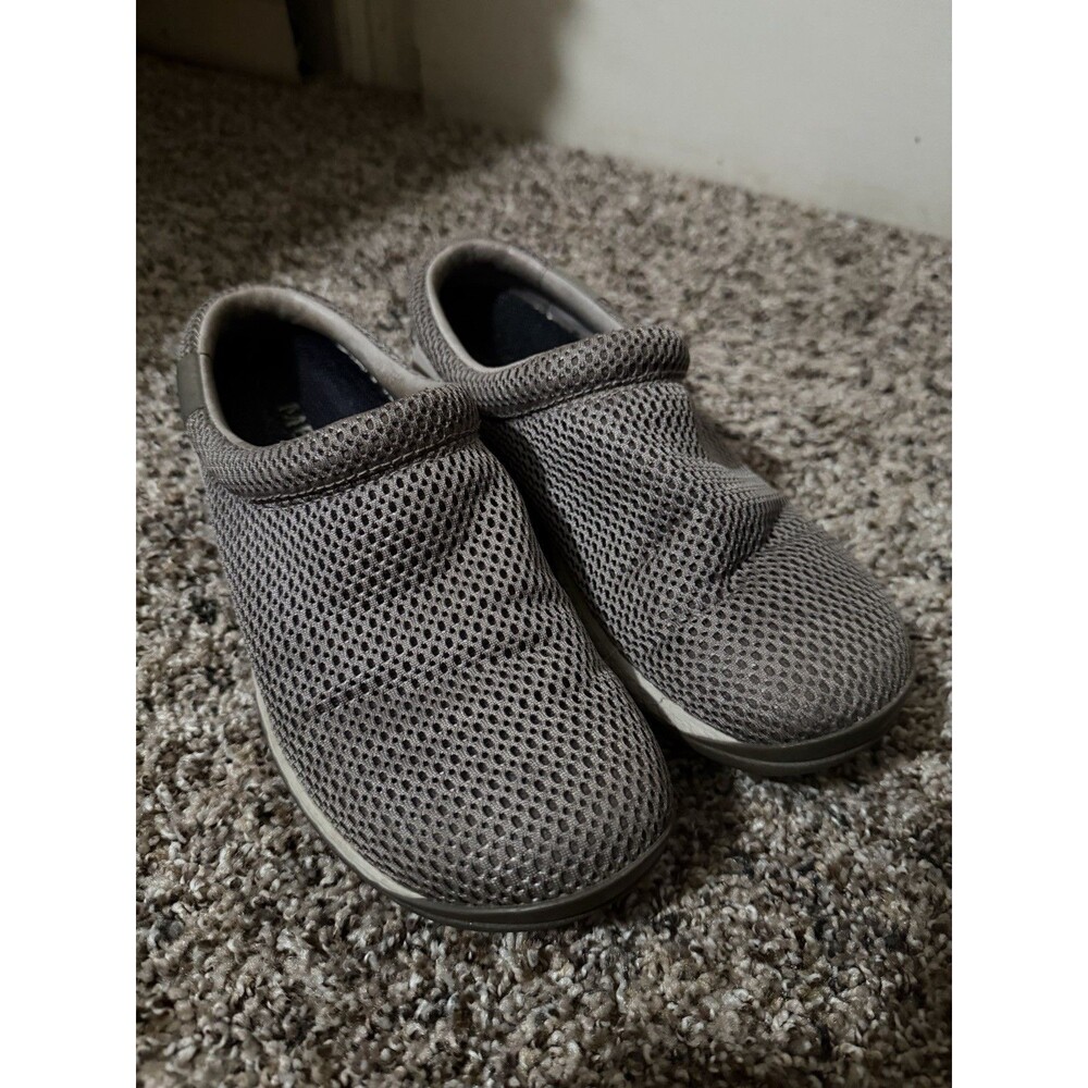 Merrell Encore Breeze Women’s 7.5 Gray Mesh Slip On Comfort Clogs Air Cushion